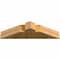 Ekena Millwork Portland Rough Sawn Timber Gable Bracket, Western Red Cedar, 36"W x 9"H x 6"D x 6"F, 6/12 Pitch GBW036X09X0606POR00RWR - alternate 5